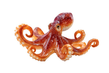 Fototapeta premium [Transparent Background PNG]Close-up of a Beautiful Octopus