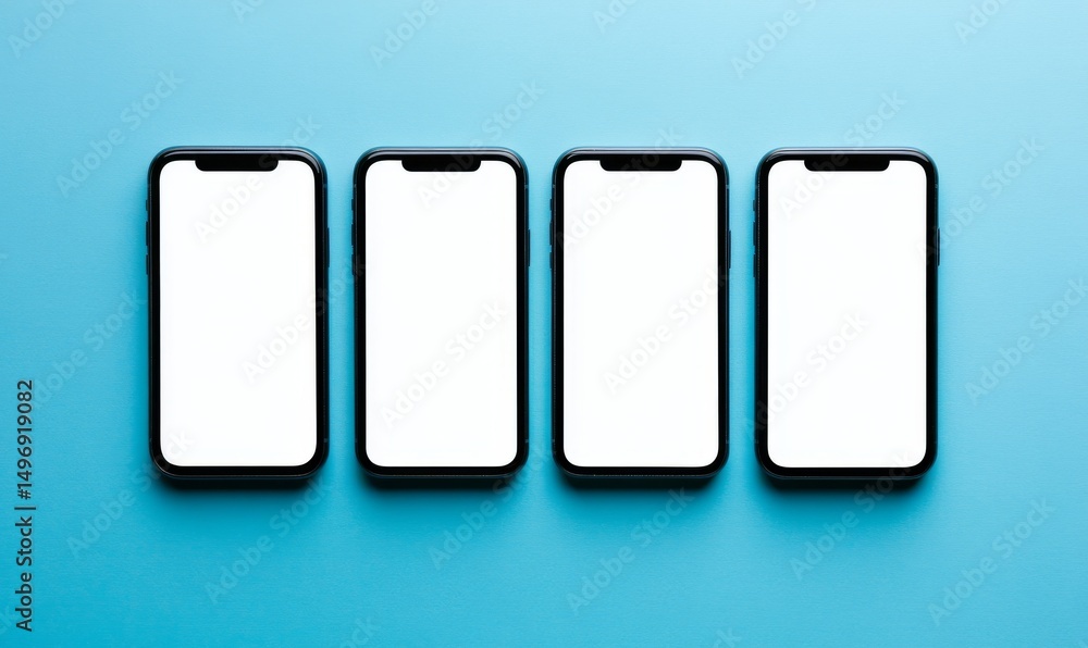 Poster a smartphone mockup template with modern design is used to create an instagram frame mockup for the 