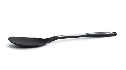 Black Plastic Serving Spoon Kitchen Utensil