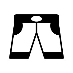 Summer shorts icon Vector on white background