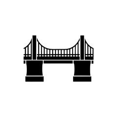 creative details Outline silhouette Bridges line Icon icon vector illustration 