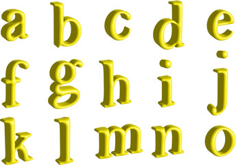 Vibrant 3D Text Effects – Premium Yellow Beveled Capital Letters Ideal for logos, titles, and emphasis work for: Social media headers ads Print designs Any project needing bold, dimensional tex