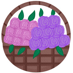 Rose basket