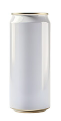 Blank White soda Can &ndash; Packaging Mockup Isolated PNG