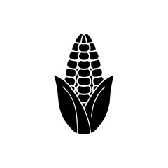 creative details Outline silhouette corn icon  vector illustration 