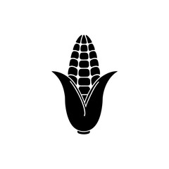 creative details Outline silhouette corn icon  vector illustration 
