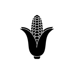 creative details Outline silhouette corn icon  vector illustration 