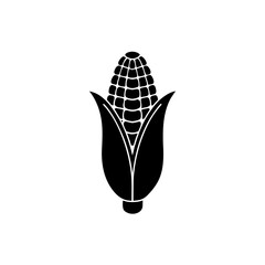 creative details Outline silhouette corn icon  vector illustration 