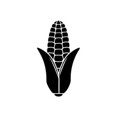 creative details Outline silhouette corn icon  vector illustration 