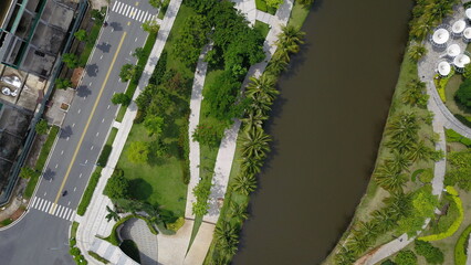 Ho Chi Minh city skyline