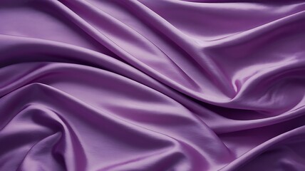 Luxurious Draped Purple Silk Fabric Texture Background