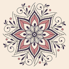 abstract floral design