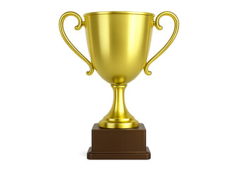 gold trophy cup