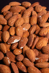 Close-up of a Pile of Almonds