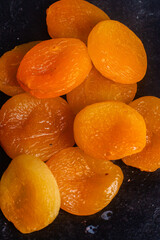 Pile of Delicious Dried Apricots