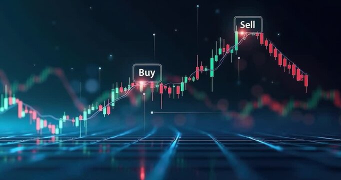 Financial chart buy sell indicators