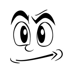 Cartoon Expression Illustration