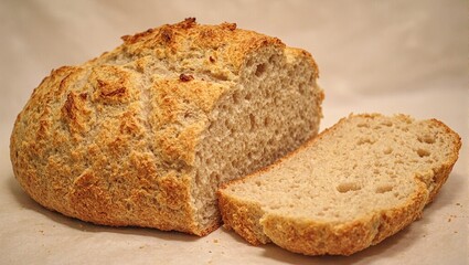 Rustic loaf of bread