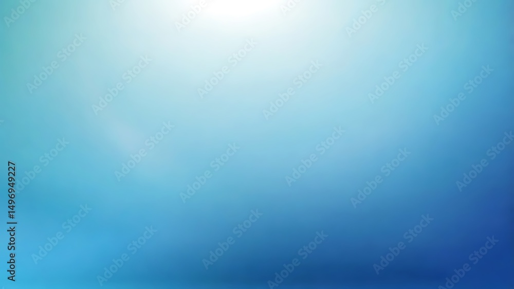 Poster abstract blue background with soft gradient for presentations and website design elements
