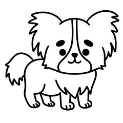 cute dog illustration
