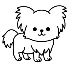 cute dog illustration