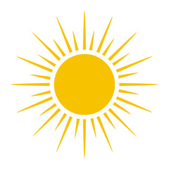 sun shine sunray heat weather summer icon symbol vector