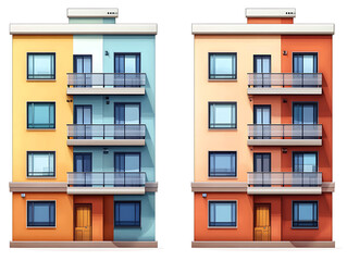 Fototapeta premium facade of a building