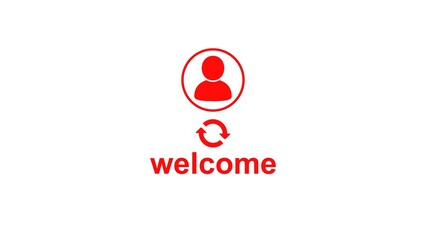 program processing profile system illustration on white background.