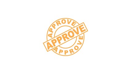approve stamp seal vector stock illustration.