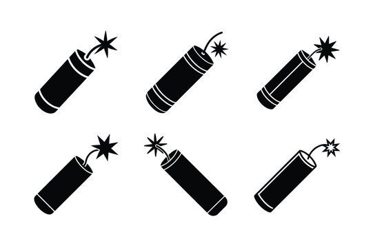 cartoon style dynamite vector illustration clean stick of dynamite