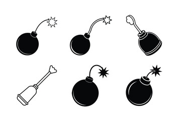 cartoon style dynamite vector illustration clean explosive fuse