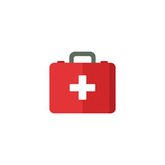 First aid box vector illustration on white background
