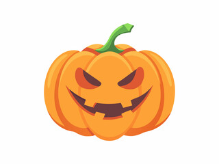 Cute cartoon pumpkin for Halloween design