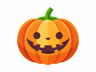 Cute cartoon pumpkin for Halloween design