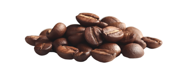 [Transparent Background PNG]Roasted Coffee Beans Close-up