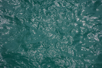 teal colored deep sea surface and texture, 