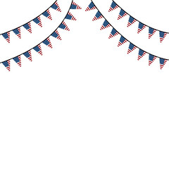 Obraz premium American Bunting Flag