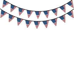 Obraz premium American Bunting Flag