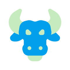 bull duo tone icon