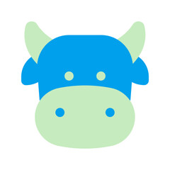 cow duo tone icon