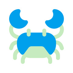 crab duo tone icon