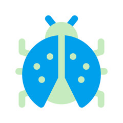 ladybug duo tone icon