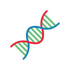 dna structure vector illustration