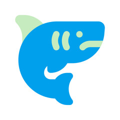 shark duo tone icon