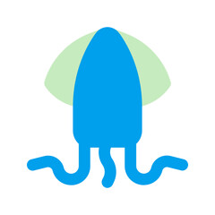 squid duo tone icon
