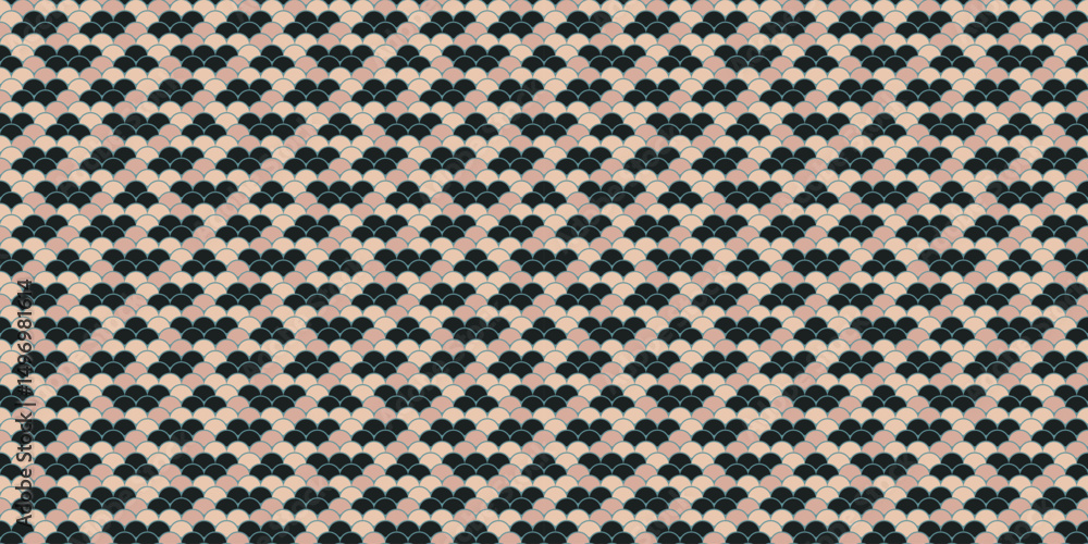 Poster abstract seamless pattern. elegant geometric design with subtle color palette. perfect for textile p