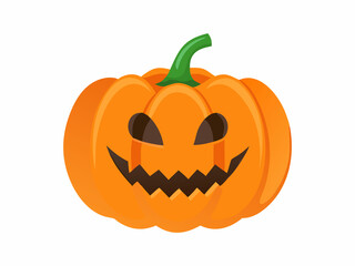 Cartoon Halloween Jack-o'-lantern pumpkin illustration