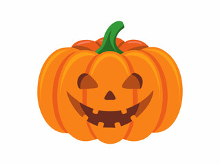 Cartoon Halloween Jack-o'-lantern pumpkin illustration