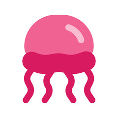 jellyfish flat icon