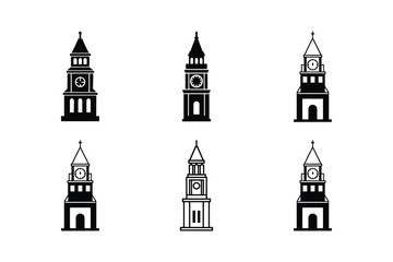 Fototapeta premium Classic Architectural Tower Vector